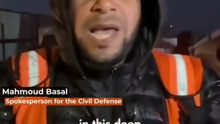 ⚡️🇵🇸 Palestinian Civil Defense spokesperson Mahmoud Basal warned that the storm hitting Gaza has caused a “clear collapse”