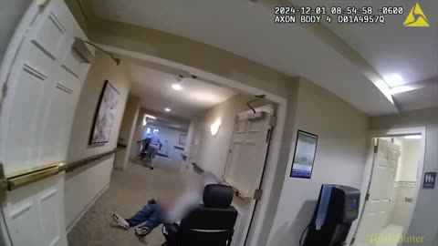 Bodycam video shows St. Charles police fatally shooting chainsaw-wielding man at senior home