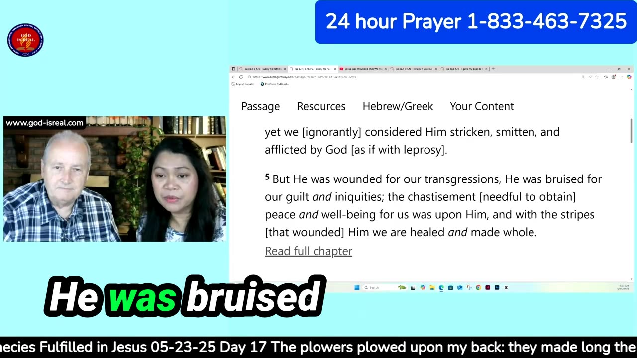 Lesson 17, Messianic Prophecies Fulfilled in Jesus 1st Coming