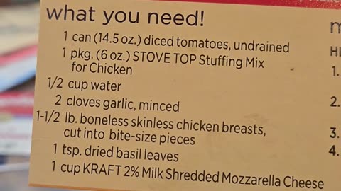 Recipe for Bruschetta Chicken Bake