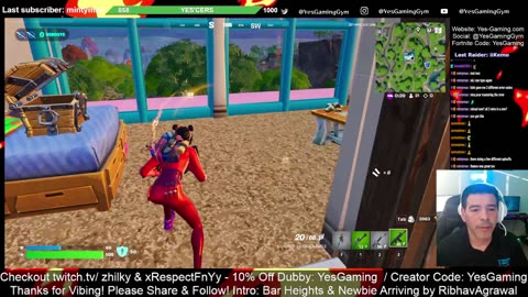GG July on Fortnite Daily Show with Host DjS Oh YES! Gaming in Fishers