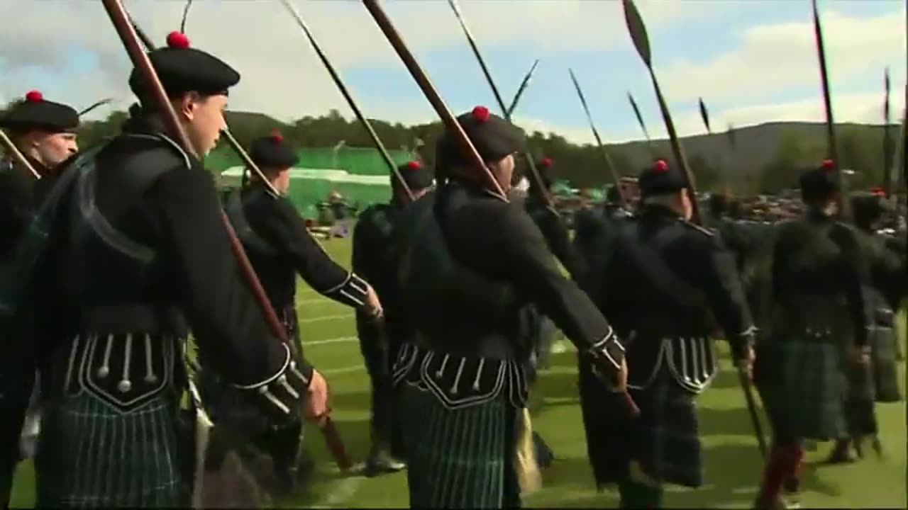 Queen Elizabeth Attends Highland Games