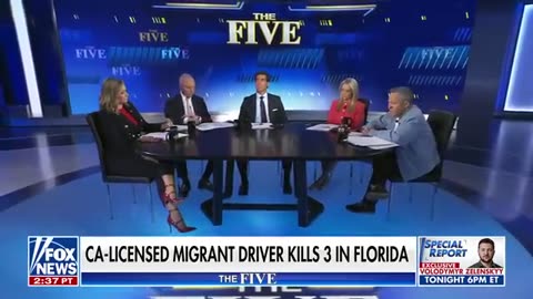 "The Five": Newsom accuses Trump of causing the fatal crash involving an illegal immigrant