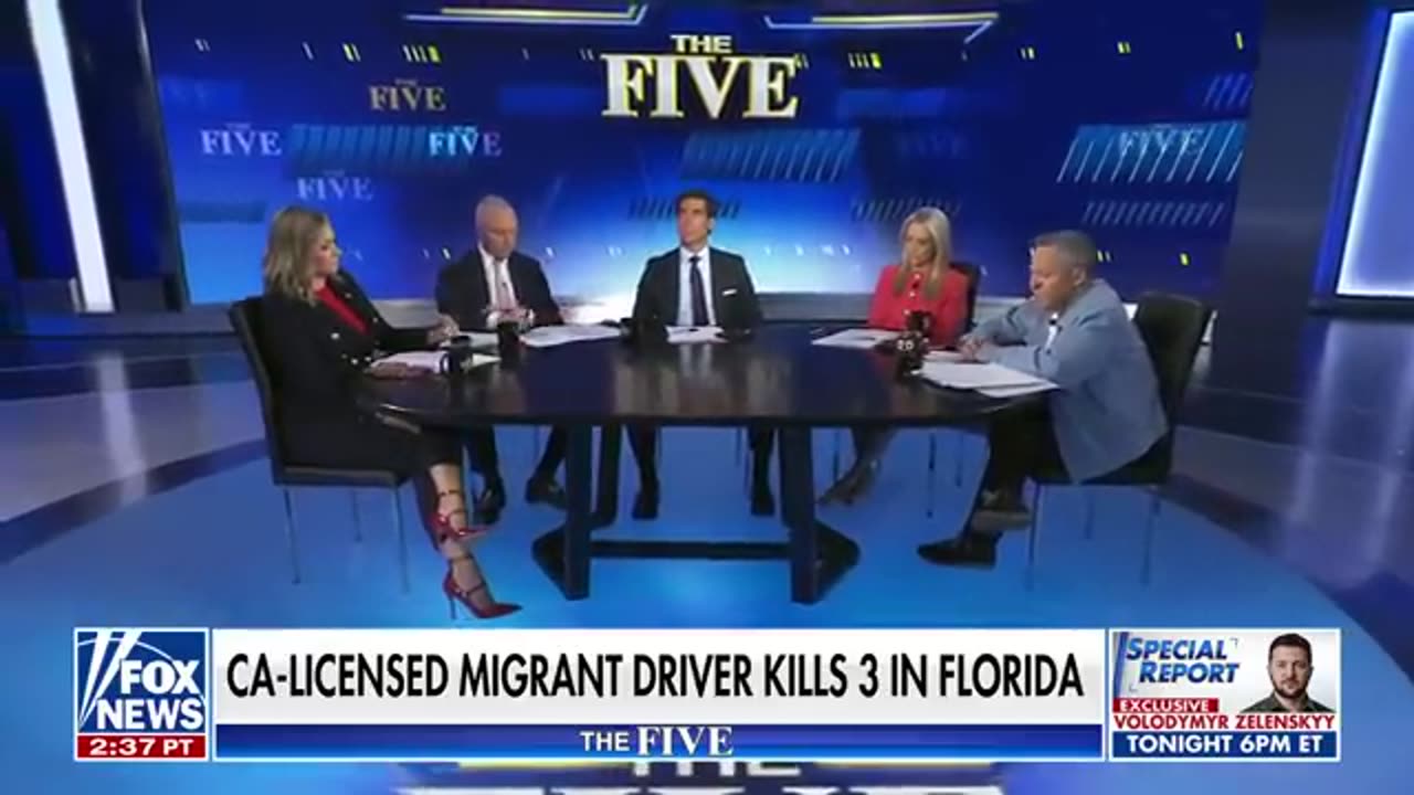 "The Five": Newsom accuses Trump of causing the fatal crash involving an illegal immigrant