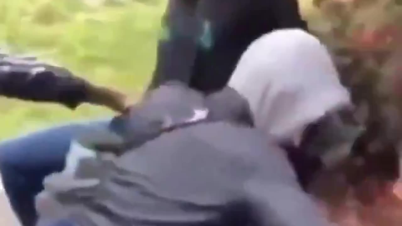 North Africans capture and throw a shy French boy into the sewer for fun.