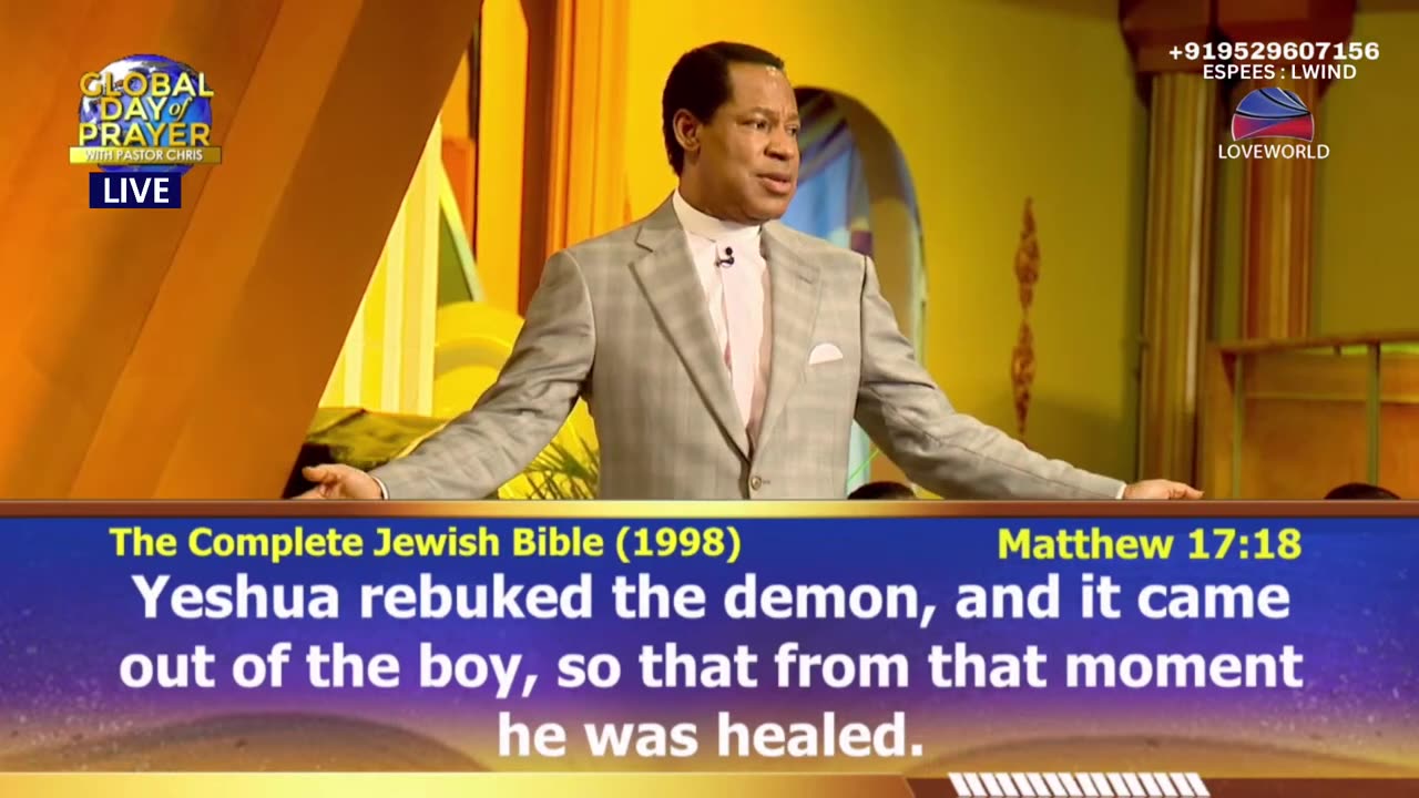 GLOBAL DAY OF PRAYER & GLOBAL PRAYER AND FASTING WITH PASTOR CHRIS _ DAY2 - 29 MARCH 2025