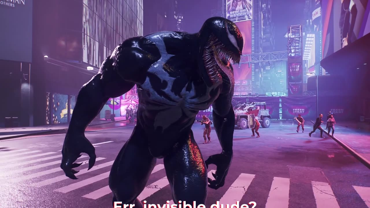 Venom has this special way to open doors.