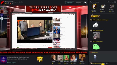2019-11-14 - PayPal Pinches PornHub, Cenk Announces, Kikr Humiliated, + Adventures With Blade