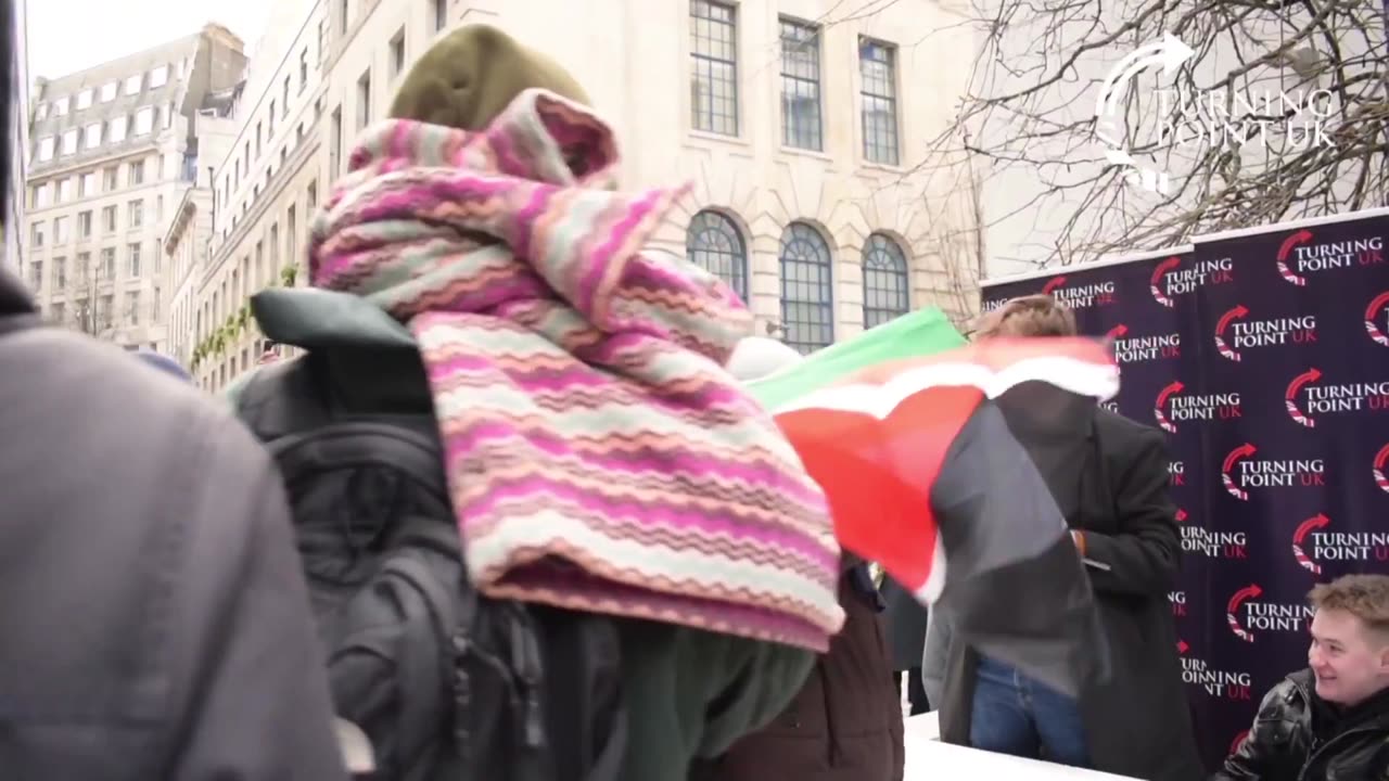 Young Bob's free speech table attacked at 'London School of Economics' by "young communists".