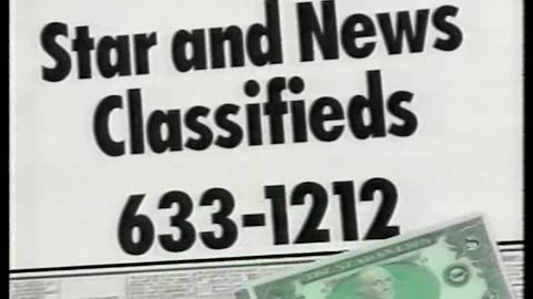 September 10, 1989 - Ad for Indianapolis Star & News