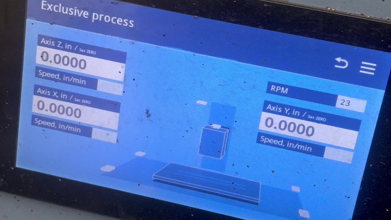 Comec cnc machine self centering