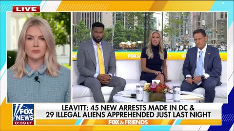NEW: Leavitt says 45 arrests made in DC crime crackdown