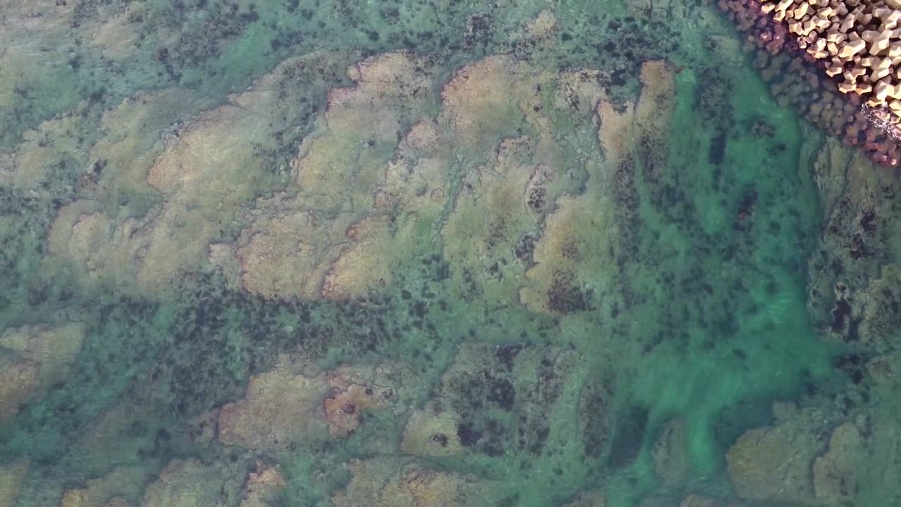Drone View of Japan Sea Coast