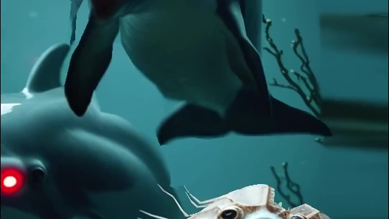 3 Dolphin vs Shark vs Seal vs Orca vs Puffer Fish. Who wins?