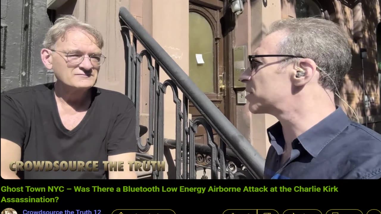 (Crowdsource the Truth) Bluetooth Attack At Charlie Kirk Assassination?