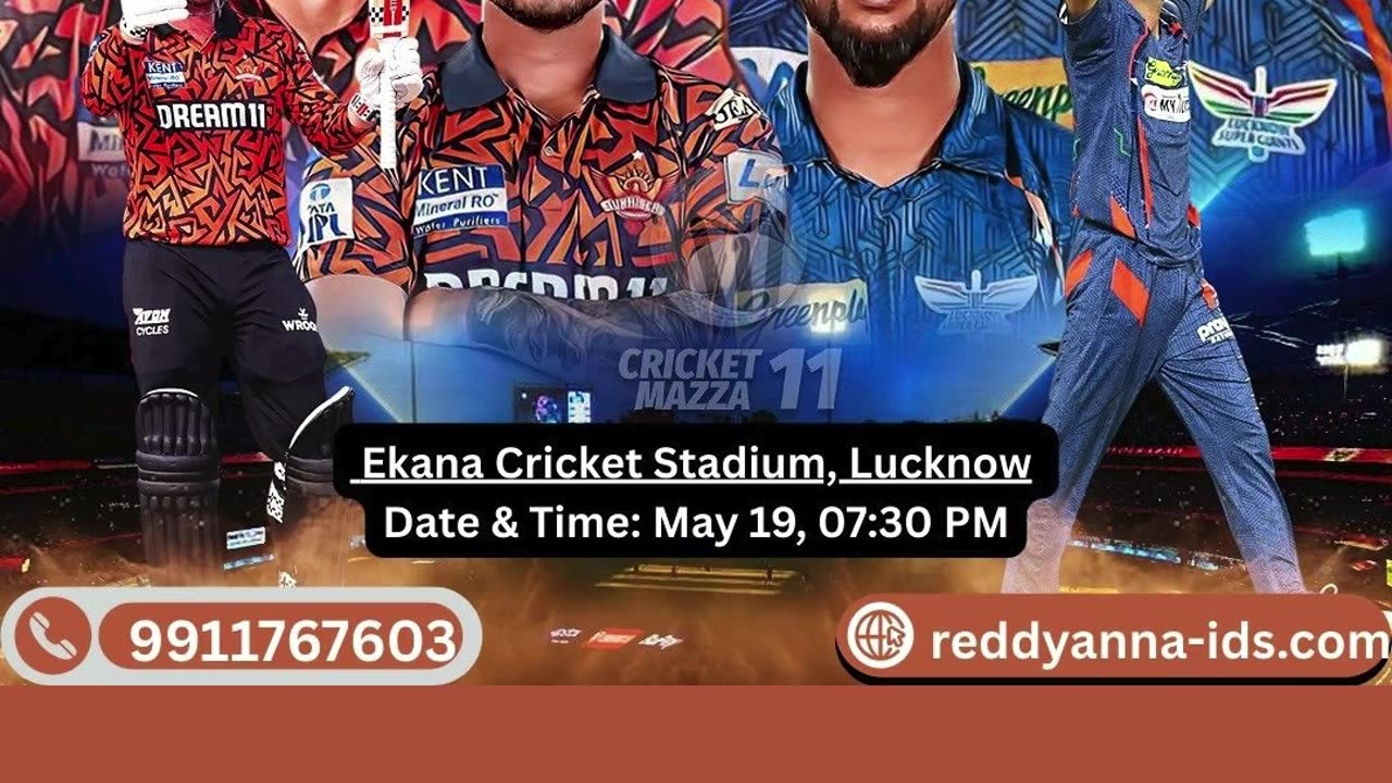 Match Day Insights with Reddyanna : LSG Take on SRH at Ekana Stadium in IPL 2025.