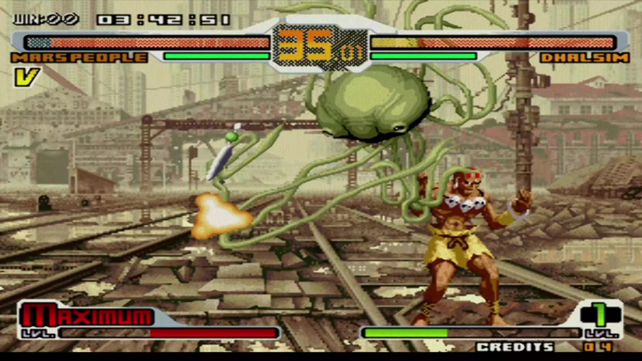 Mars People vs Dhalsim