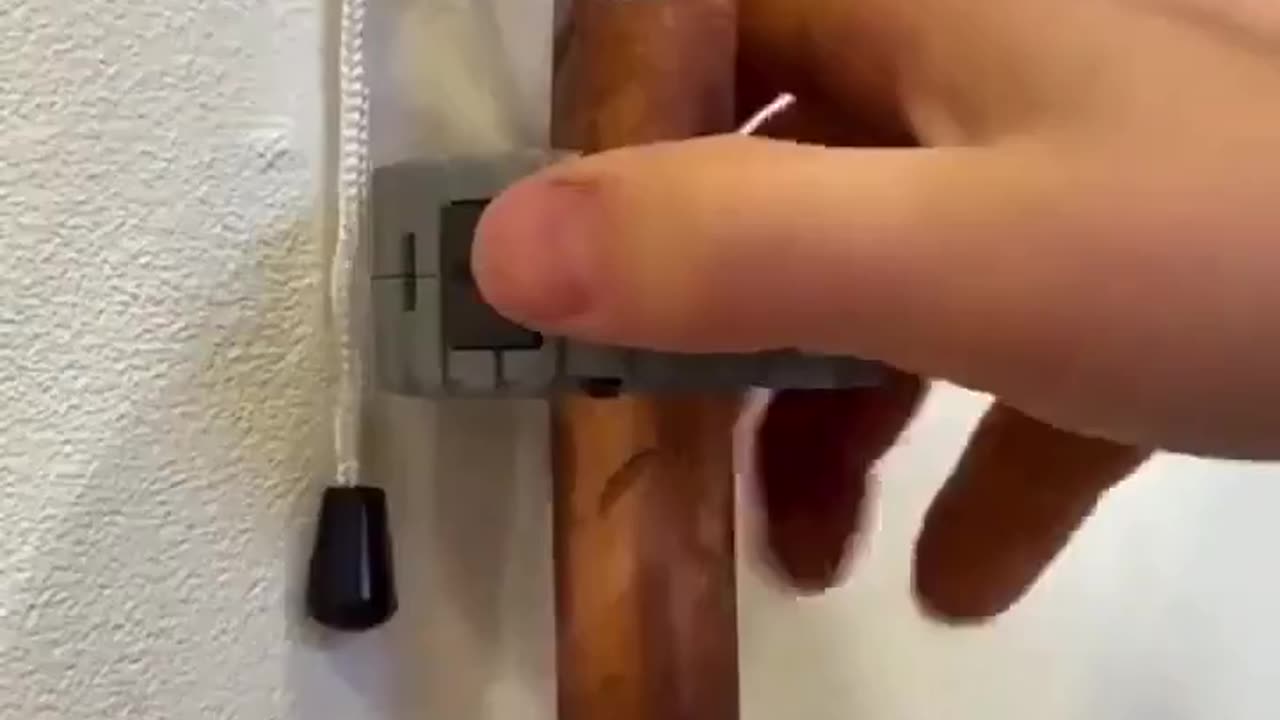 Freezing copper pipe technic