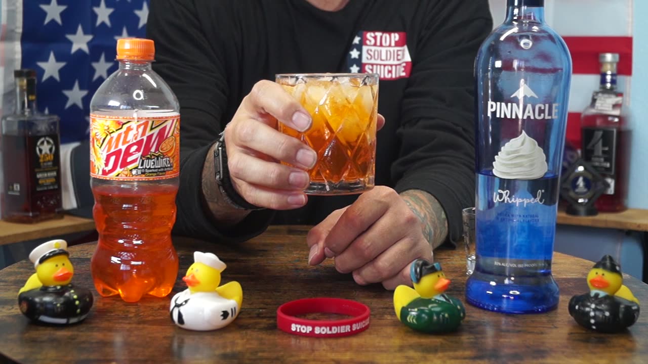 Marcus Baugh - Pinnacle Whipped Vodka & Mtn Dew Livewire Orange Soda