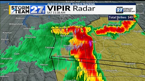 JUNE 28 2025 WKBN 27 FIRST NEWS TRACKING SEVERE WEATHER PART 3