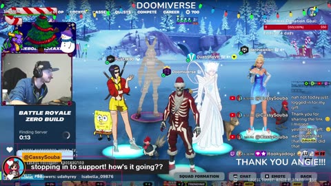 FORTNITE WINTERFEST IS HERE! 230+ CROWN WINS! HELP ME REACH 100 FOLLOWERS FOR CHRISTMAS!