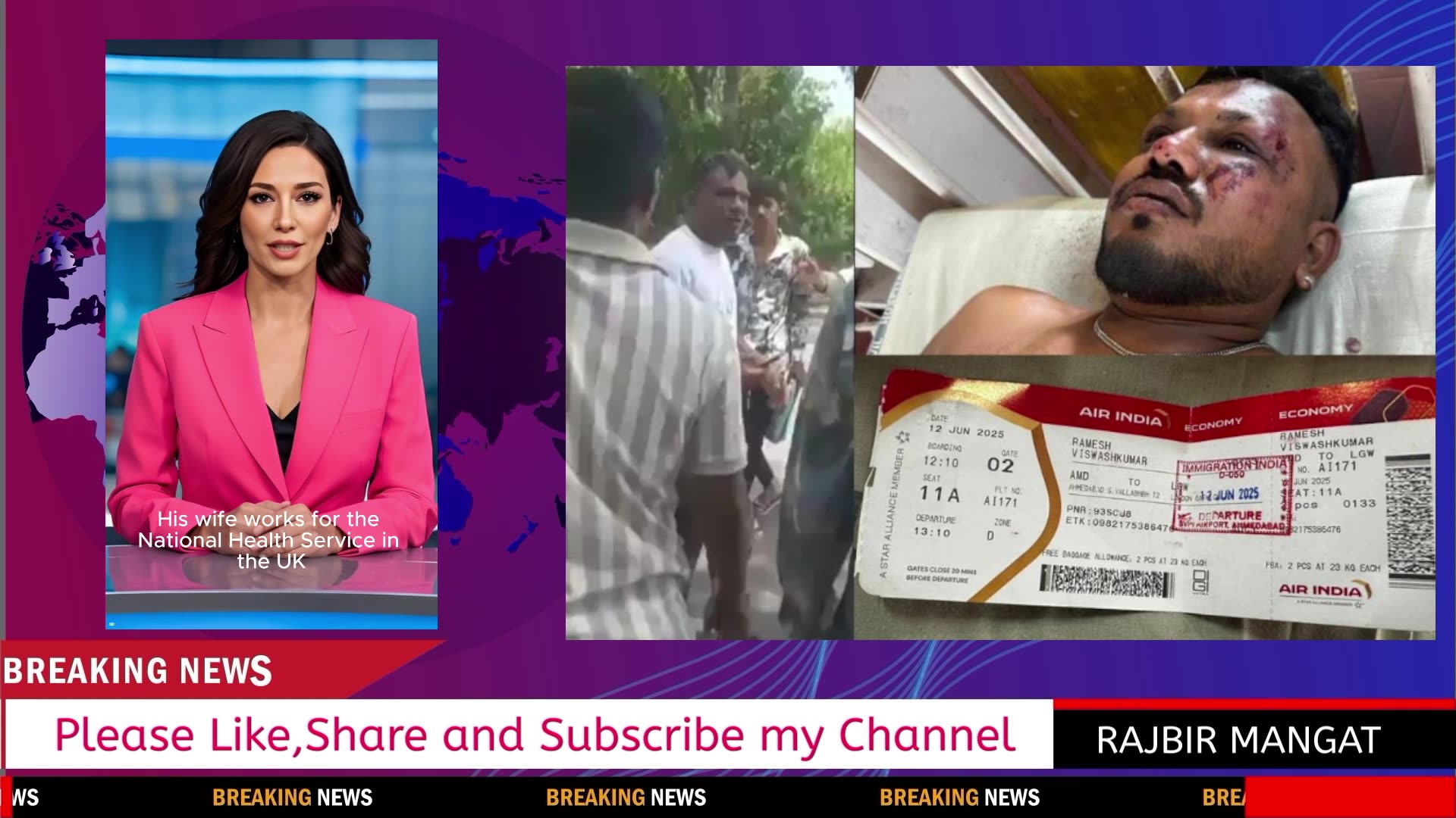 Survivor of Air India crash jumped out of emergency exit, police say