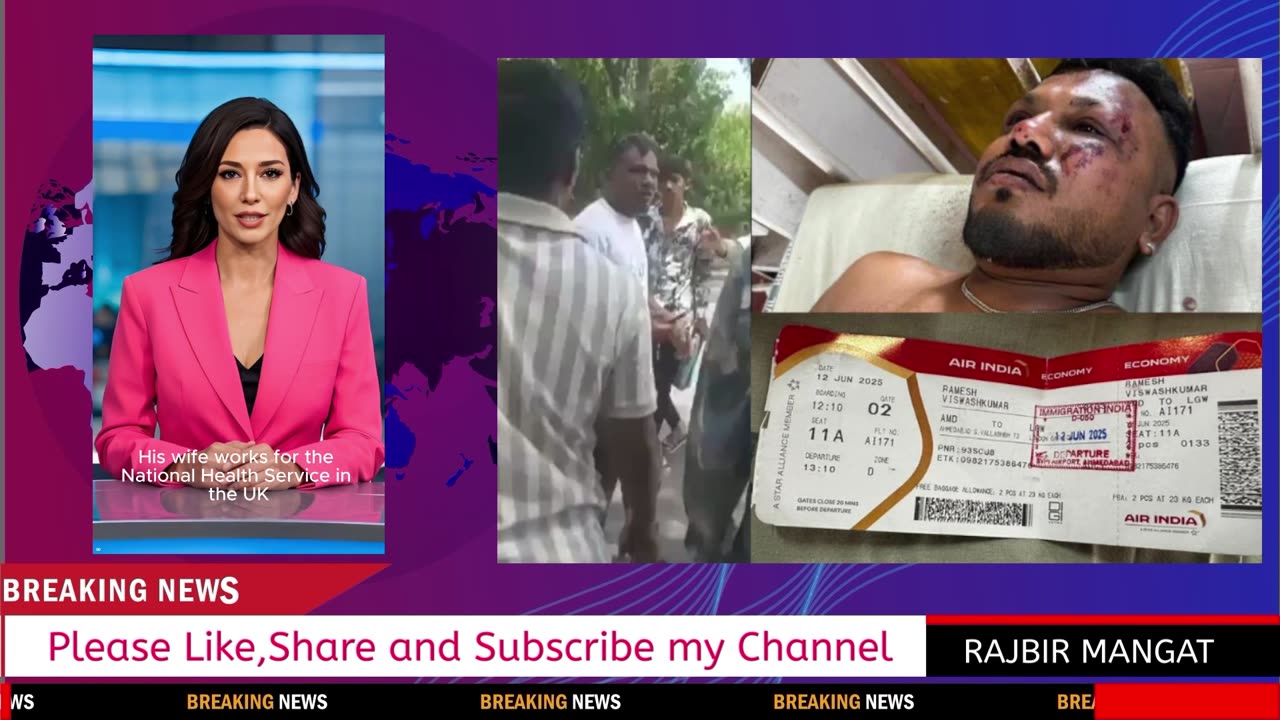 Survivor of Air India crash jumped out of emergency exit, police say