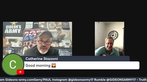 GIDEONS ARMY MONDAY LIVE @ 930 AM EST WITH JIMBO 8/25