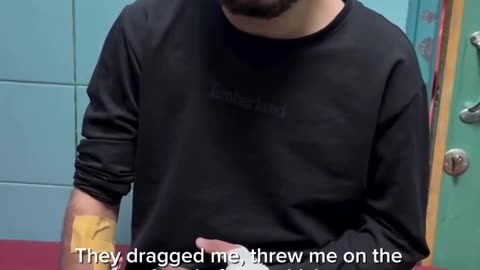 24 hours of continuous beatings and abuse by Israeli occupation forces