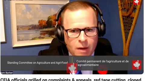 CFIA HEARING!!! CFIA officials grilled on complaints & appeals, Also Bill Gates cancer causing lab grown cloned meat labelling that the CFIA has failed all Canadians on WOW, The transparency of the CFIA was questioned heavily. Roughly 60% of business