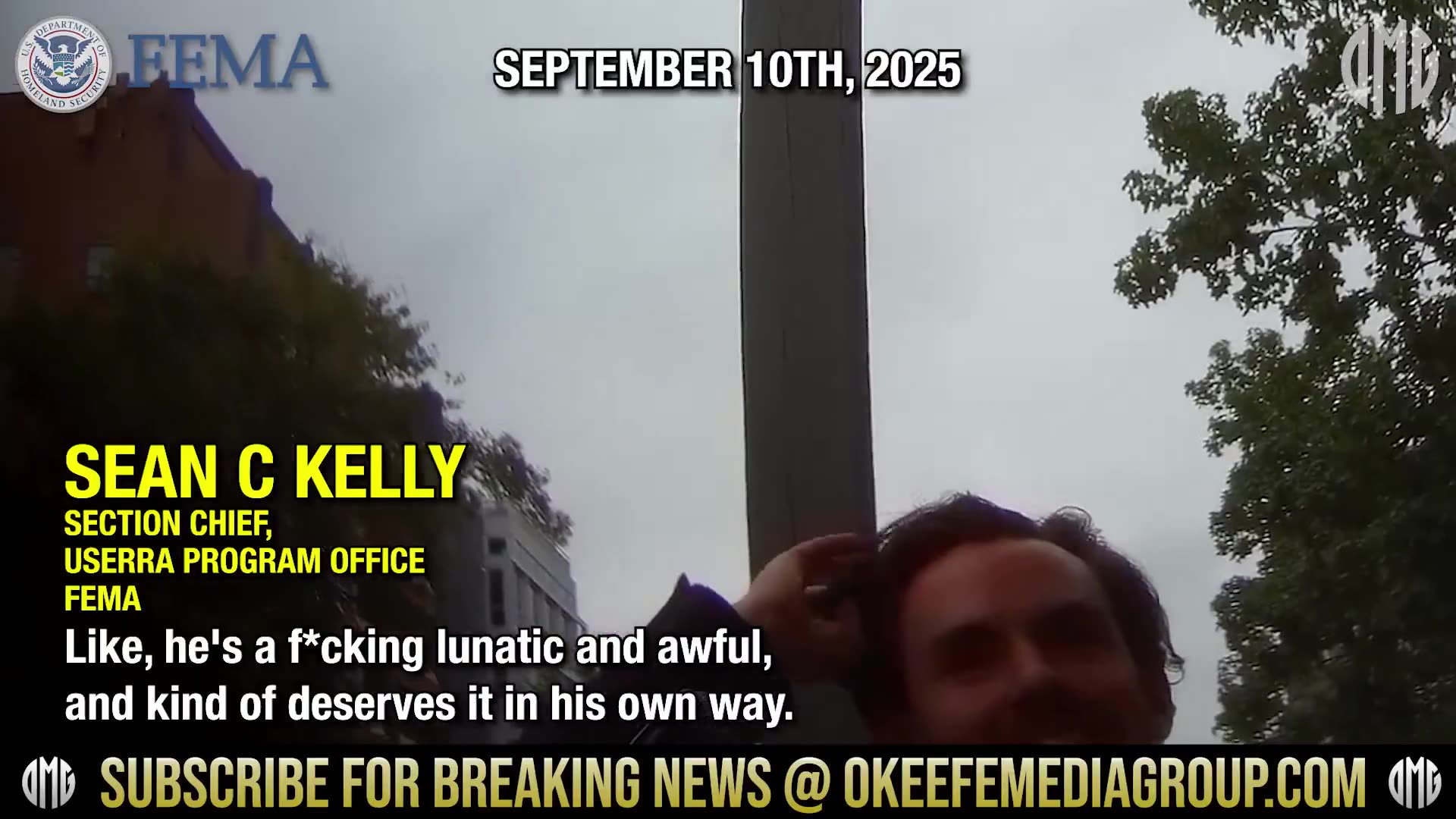 James O’Keefe just got a top FEMA Chief saying Charlie Kirk “deserved it,” he deserved