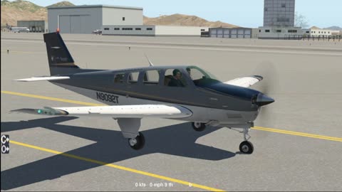 Carenado Beechcraft Bonanza A36 Freehand on KSDL on Ubuntu 24 in Xplane 11 in 2025