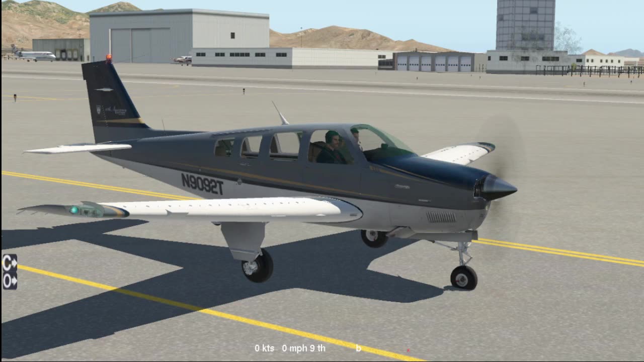Carenado Beechcraft Bonanza A36 Freehand on KSDL on Ubuntu 24 in Xplane 11 in 2025