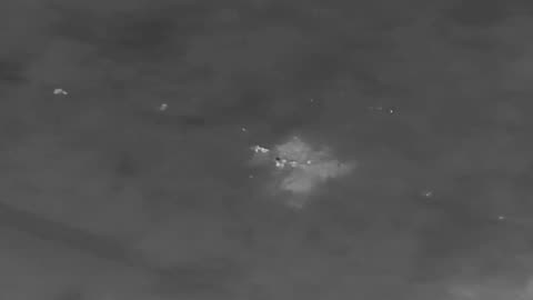 👀💀 Ukrainian drone "Vampire" drops 82-mm mine and eliminates four Russians on the move.