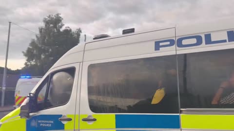 WHY you were transporting LEFTWING STINKY activists from Epping train station