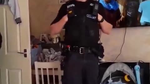 Be careful what you post on social media because the British police will burst into