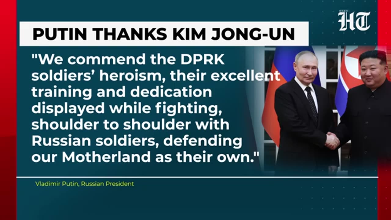 Putin's Big Message To Trump? Lauds North Korea’s Kim Jong Un For Troop Deployment In Kursk