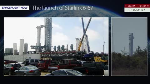 SpaceX launches Falcon 9 rocket from Cape Canaveral carrying 28 satellites on Starlink 6-67
