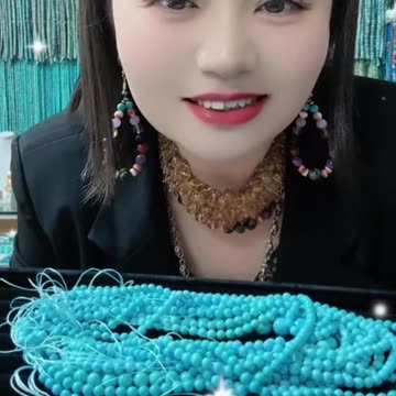 Ten Million Natural Turquoise Stones One Ultimate Blue Bead