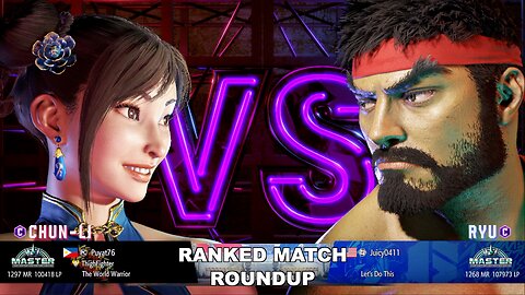 Kuya Kalbo SF6 Ranked Roundup. Chun Li Master Rank [Hori Fight Stick]