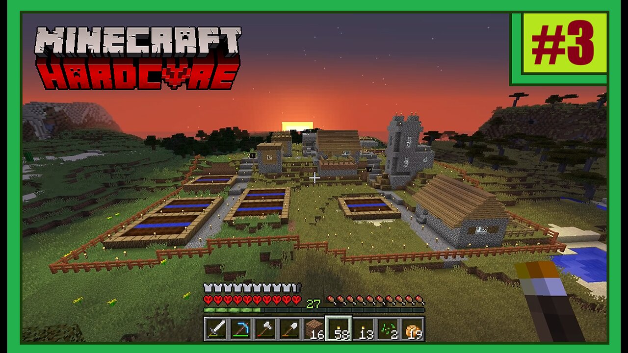 Placing 1,000 Torches in Hardcore Minecraft 1.8... ● Episode 3