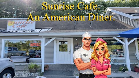 Quaint American Diner in Maine Feels Like a 70s Sitcom! Sunrise Cafe.
