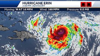 Cat 5 Hurricane Erin Is One Of The Fastest Rapidly Intensifying Storms In Atlantic History