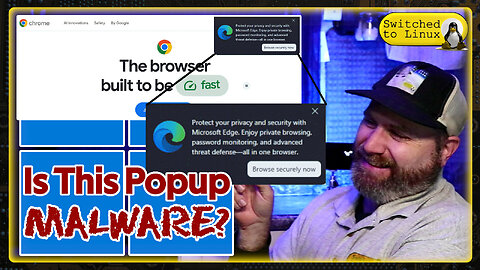 Is Window's anti-chrome Popup Malware?