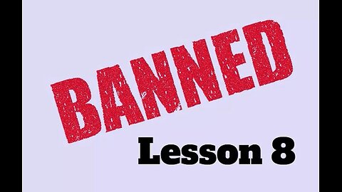 BANNED in Florida Faith-based BIP lesson 8