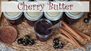 Spiced Cherry Butter Canning Recipe