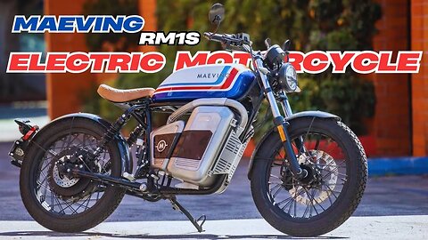 Maeving RM1S electric motorcycle @AutoMotoc