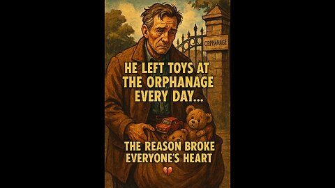He Left Toys at the Orphanage Every Day… The Reason Broke Everyone’s Heart 💔