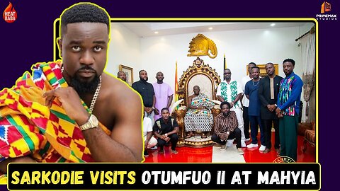 Sarkodie and his team visit Asantehene Otumfuo Osei Tutu II at Manhyia