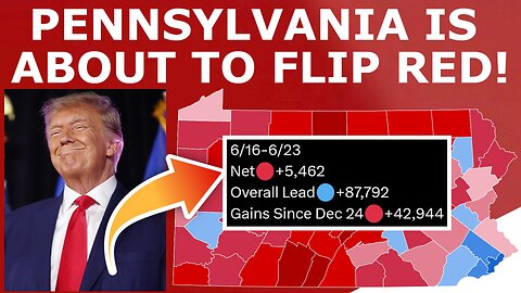 Pennsylvania's Electorate Is About to FLIP RED!
